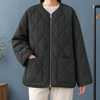 Abigail | Quilted Jacket Collarless