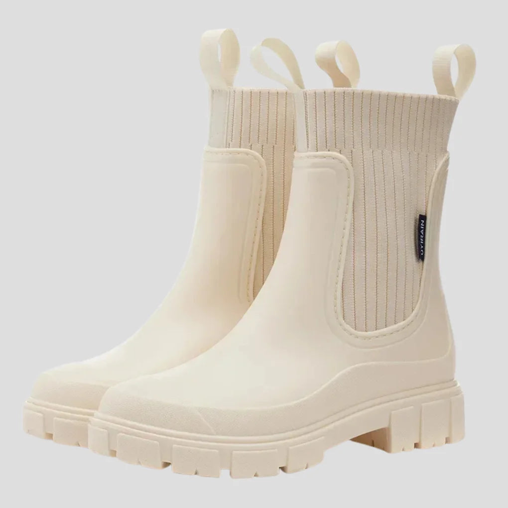 Waterproof Chelsea Rain Boots with Non-Slip Sole