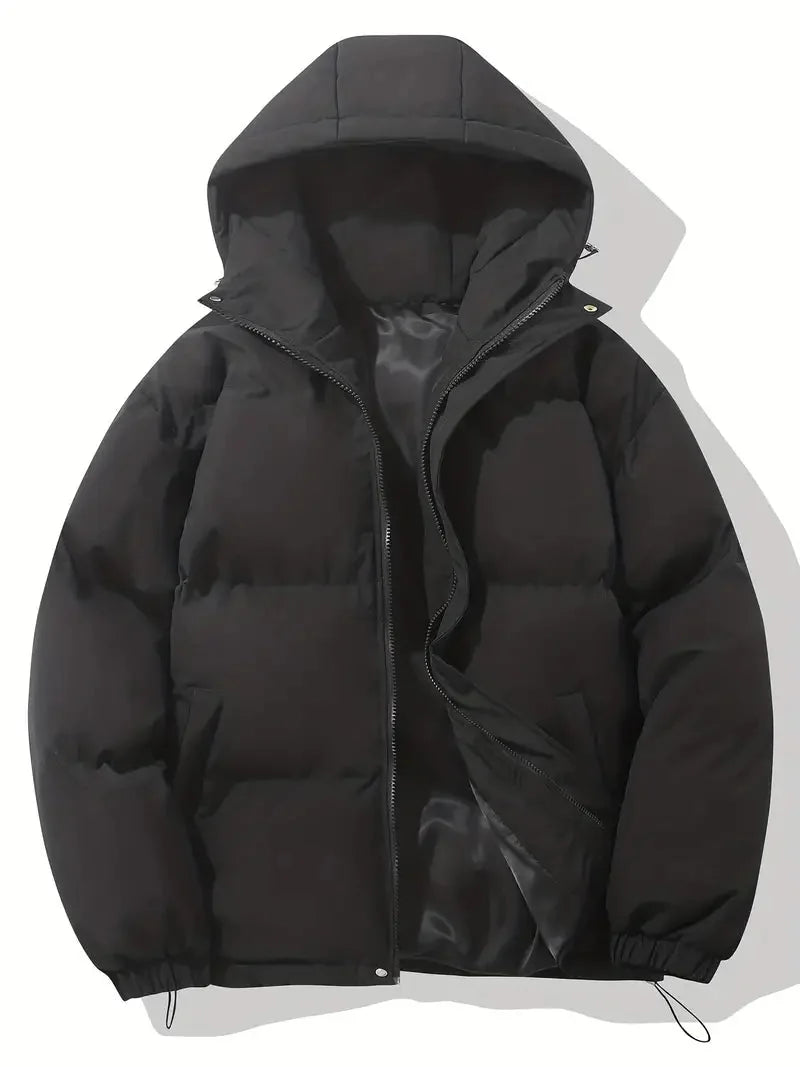Men's Hooded Puffer Jacket Quilted