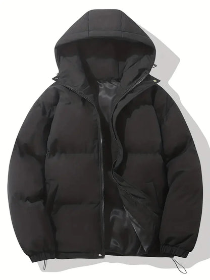 Men's Hooded Puffer Jacket Quilted