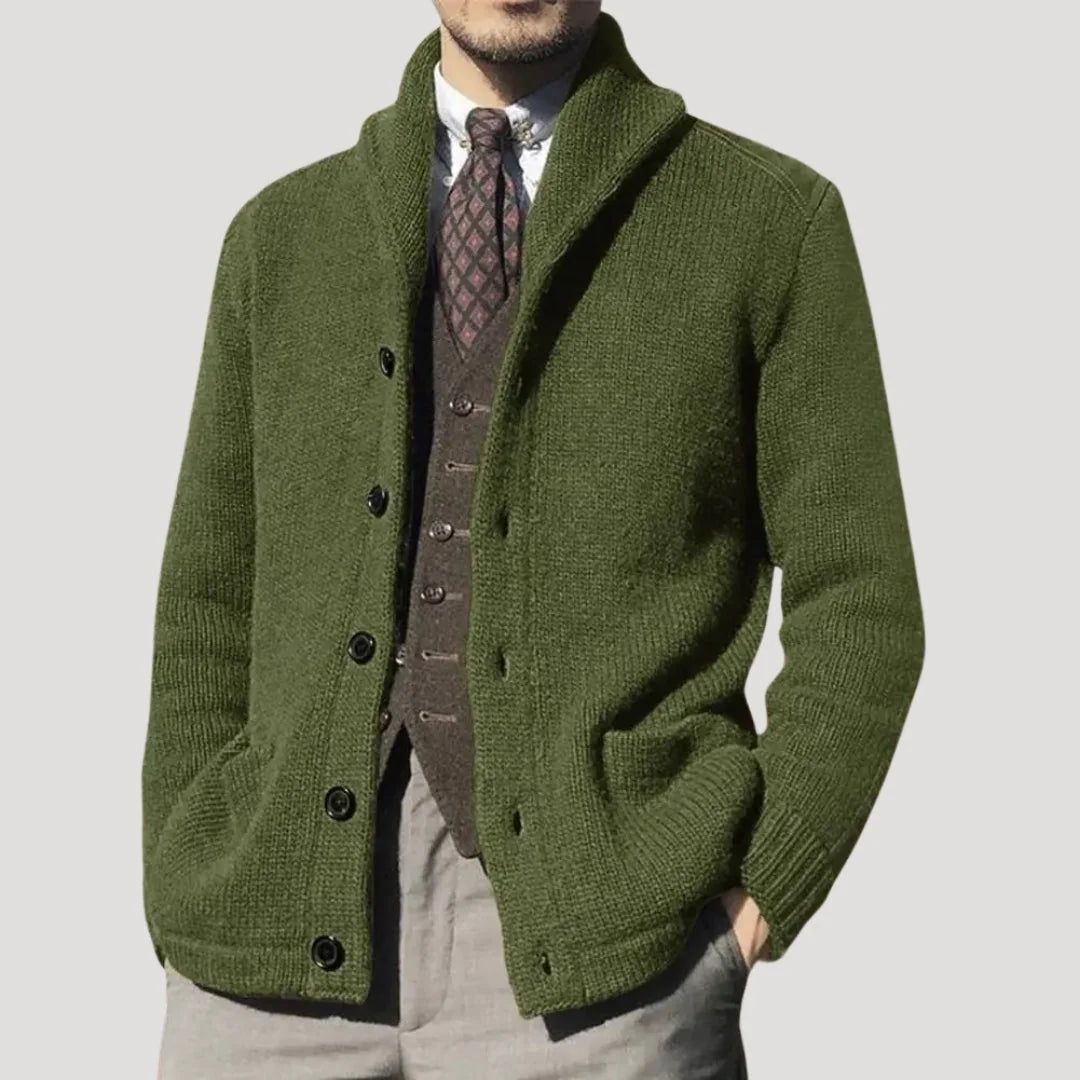 Men's Shawl Collar Cardigan Coatigan