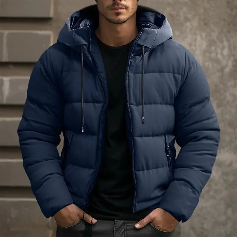 Men's Hooded Puffer Winter Jacket