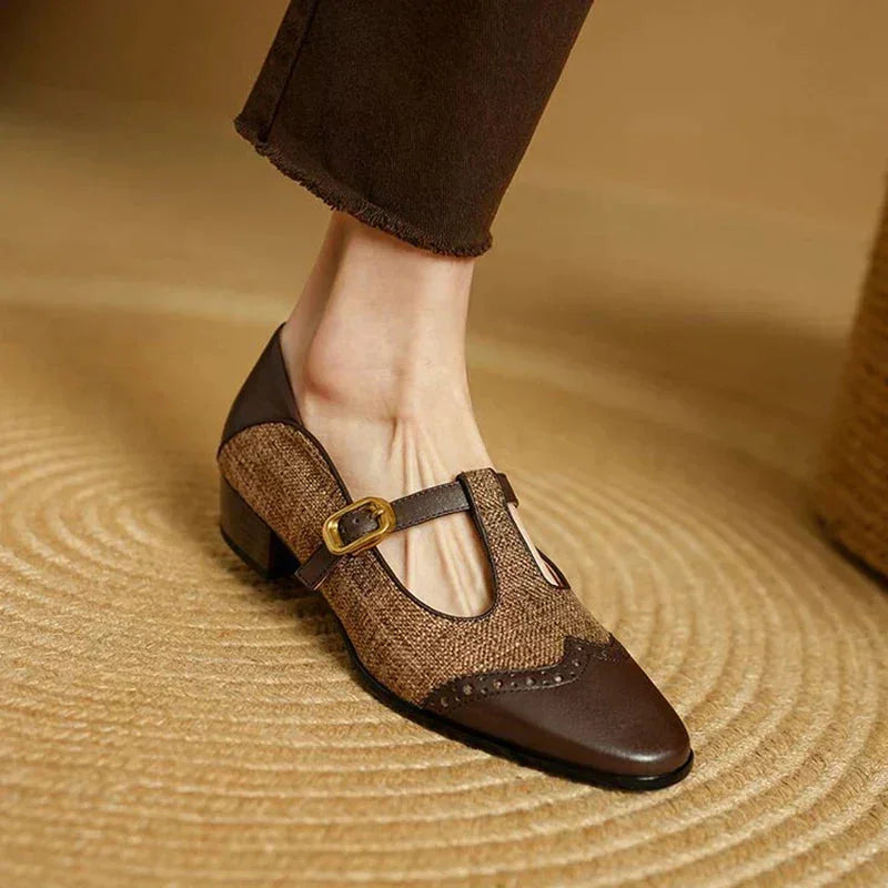 Buckle Strap Mary Jane Loafers