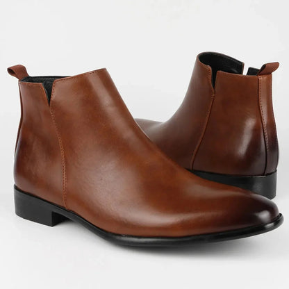 Men's Chelsea Boots with Side Zip