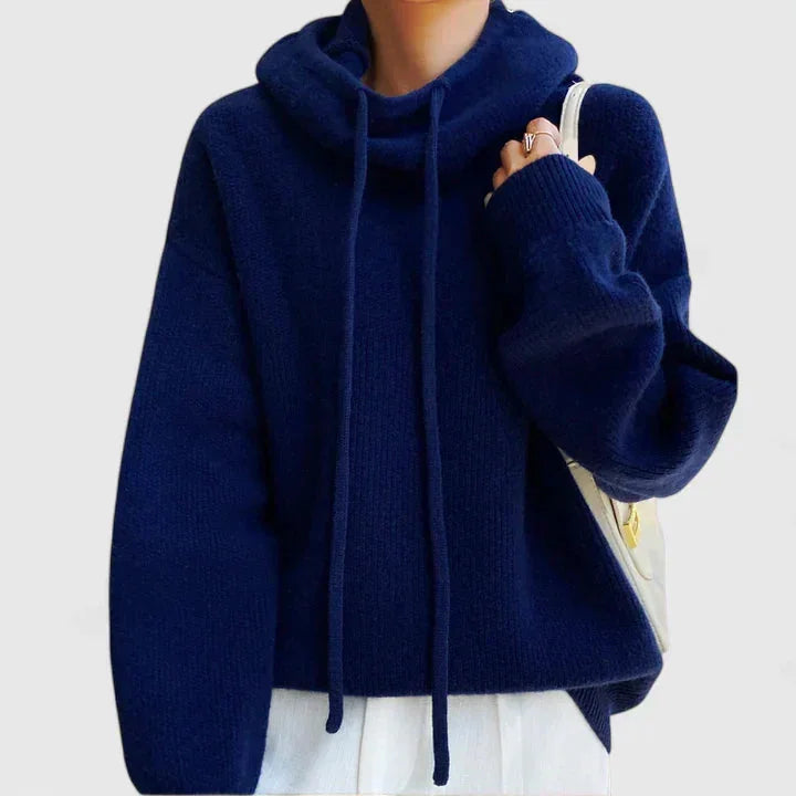Hooded Sweater Oversized Slouchy Knit