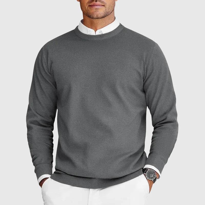 Men's Crew Neck Long Sleeve Knit