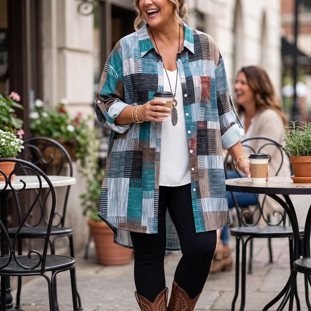 Plaid Flannel Button Up Shirt