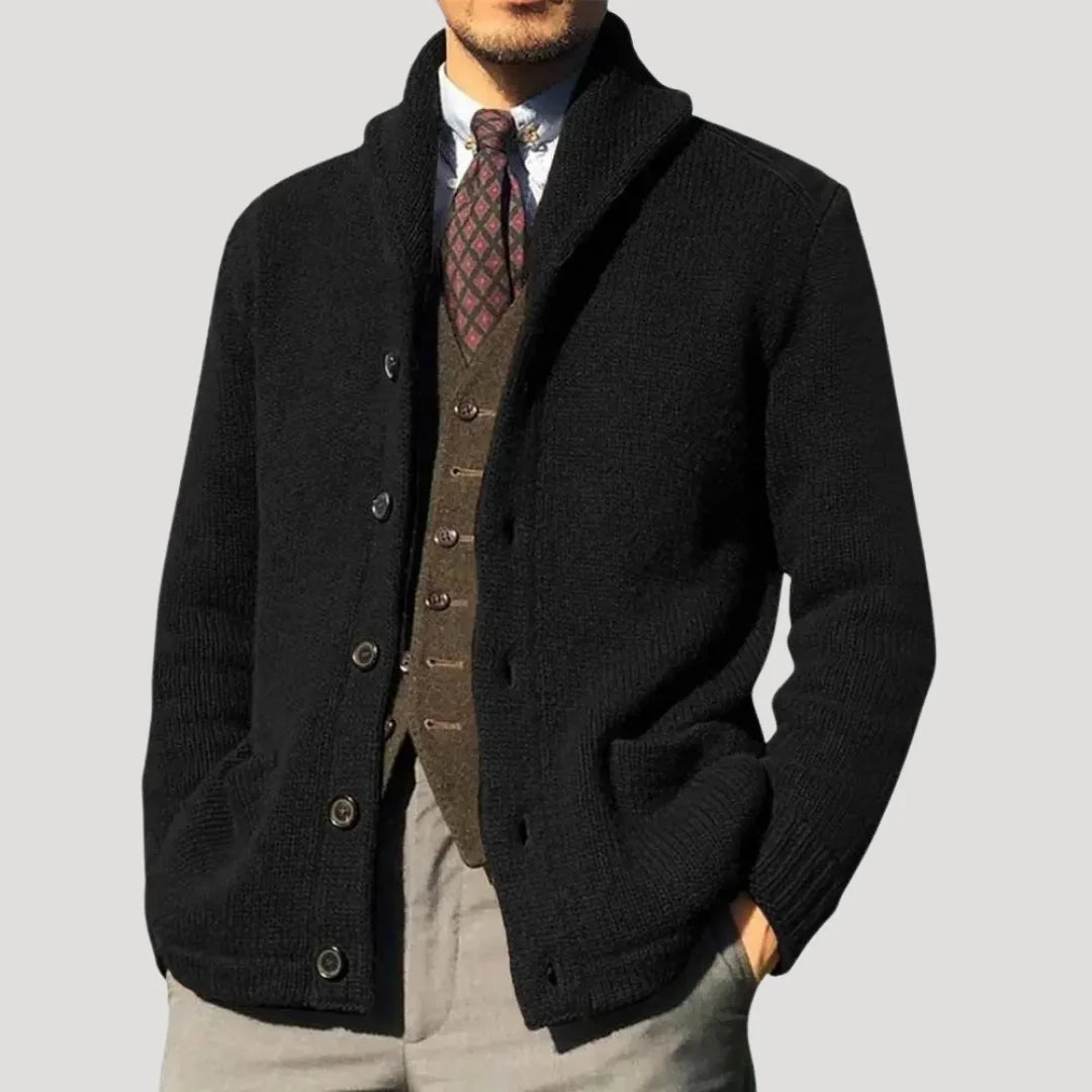 Men's Shawl Collar Cardigan Coatigan