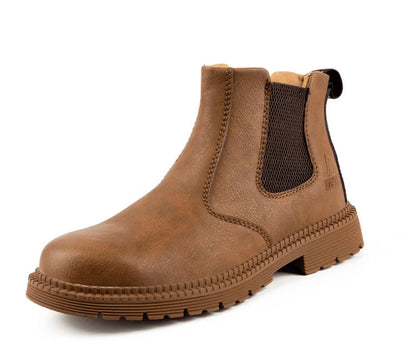 Men's Chelsea Boots – Brown Rugged Lug Sole