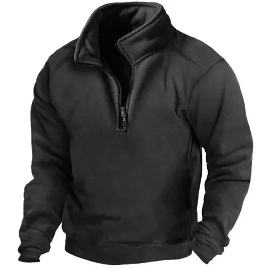 Men's Half-Zip Fleece Pullover Sweater