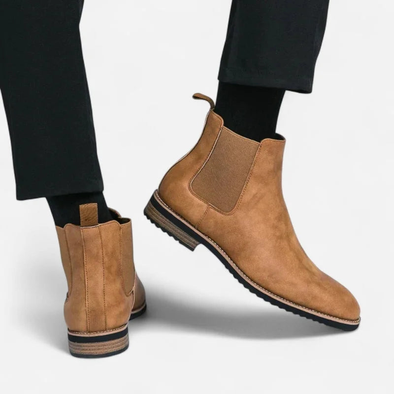 Men's Chelsea Boots – Black Classic Slip-On