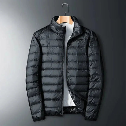 Men's Puffer Jacket – Navy Lightweight Packable