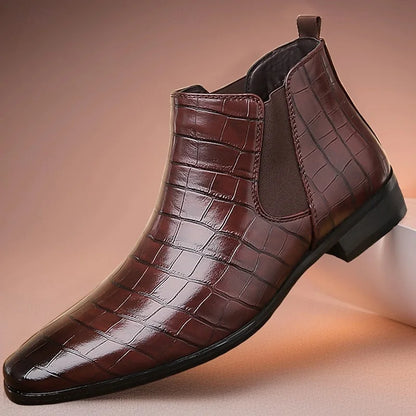 Men's Chelsea Boots – Light Brown Refined Ankle