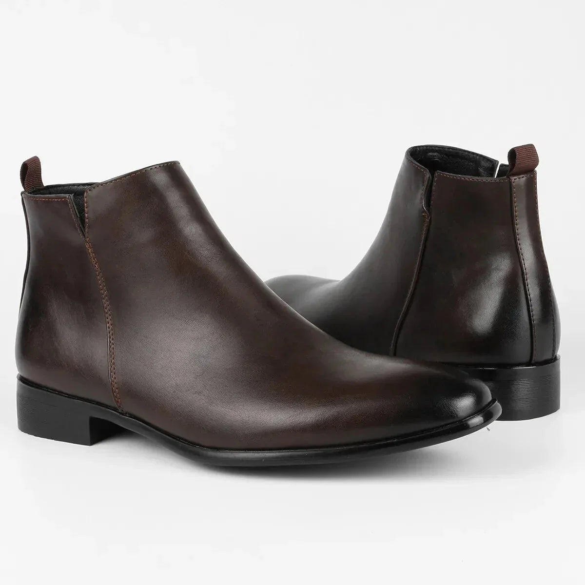 Men's Chelsea Boots with Side Zip