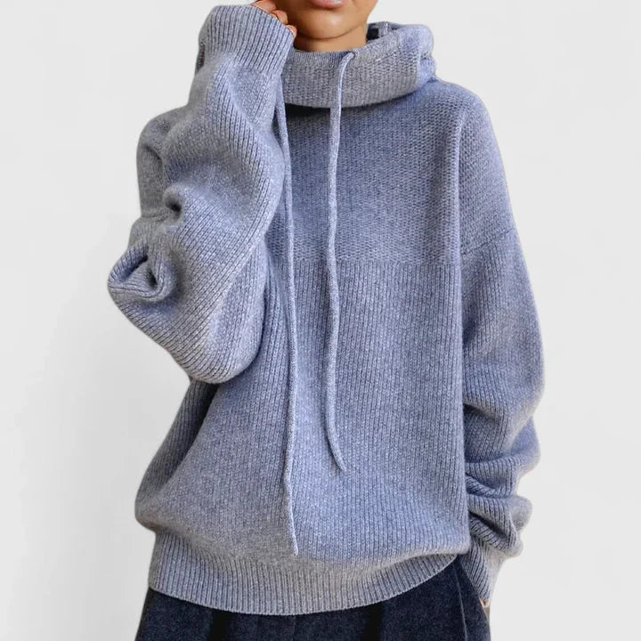 Hooded Sweater Oversized Slouchy Knit