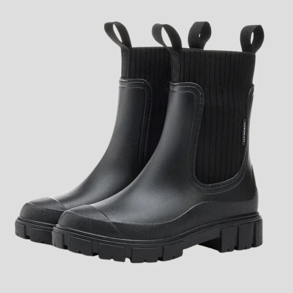 Waterproof Chelsea Rain Boots with Non-Slip Sole
