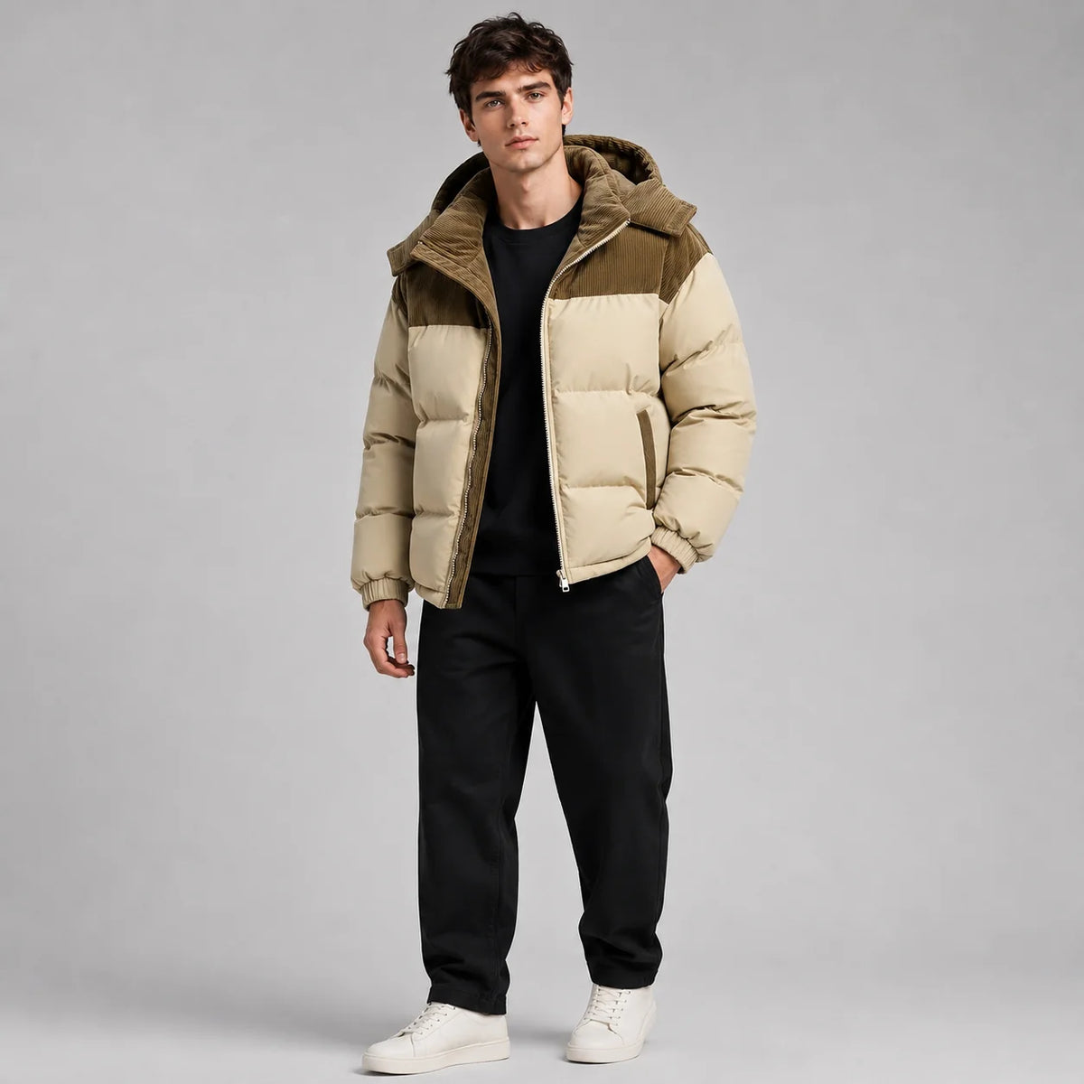 Men's Hooded Puffer Jacket