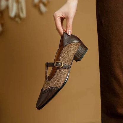 Buckle Strap Mary Jane Loafers