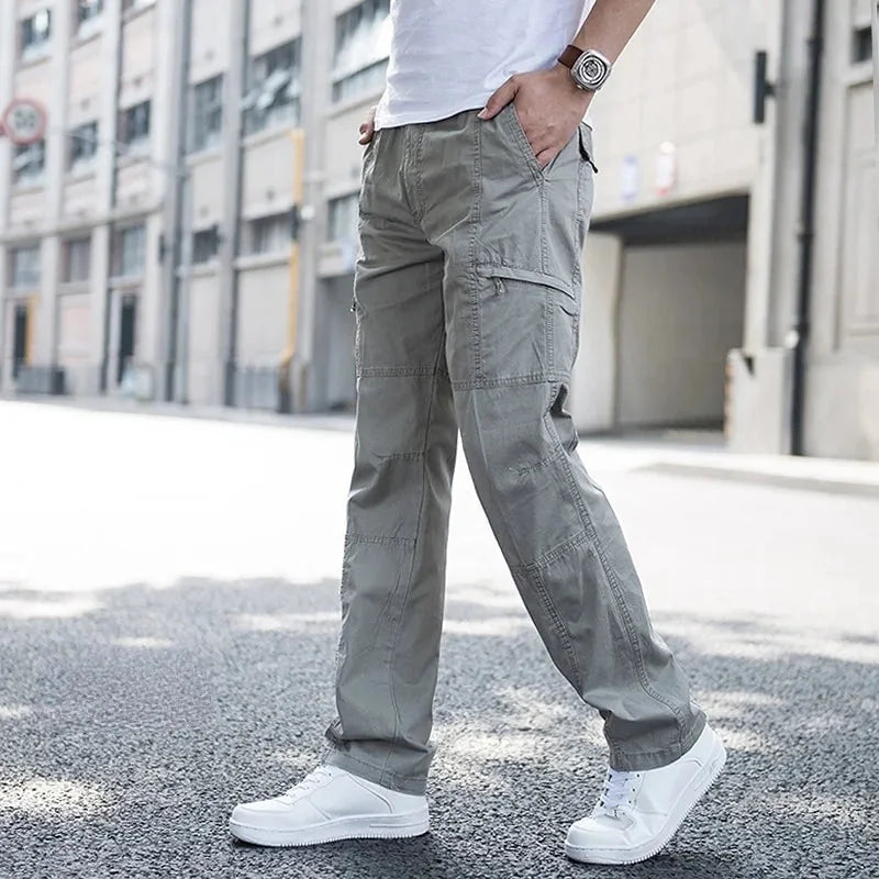 Men's Straight Fit Cargo Pants