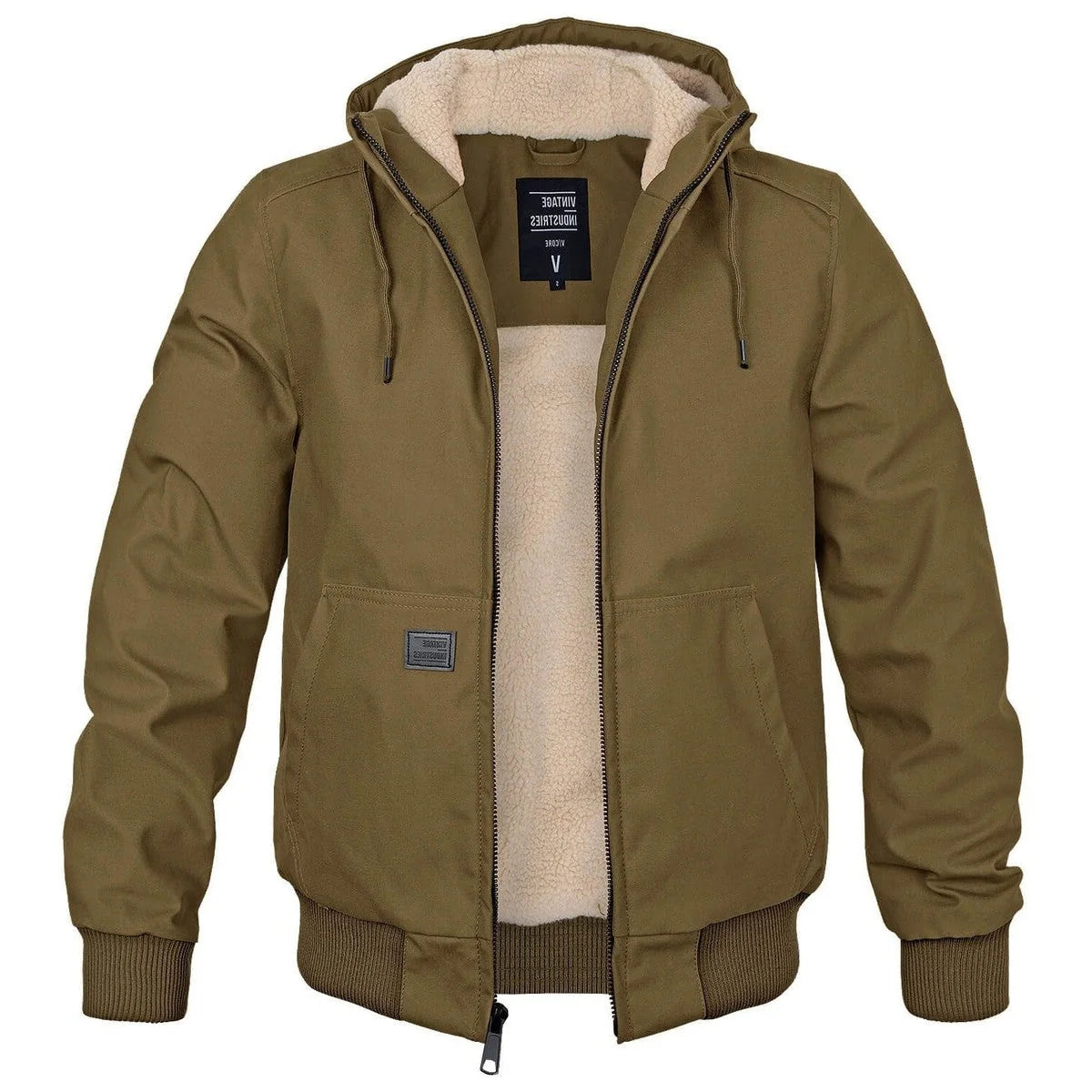 Men's Sherpa Lined Hooded Winter Parka