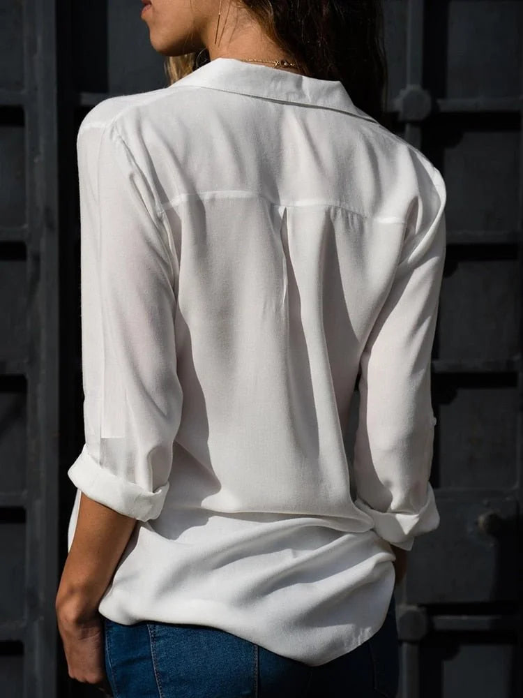 Classic Long Sleeve Button-Down Shirt