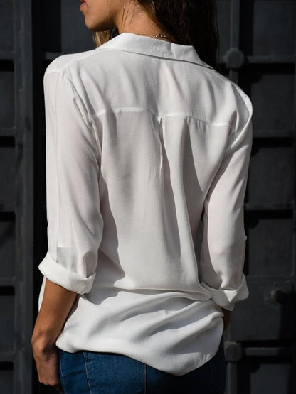 Classic Long Sleeve Button-Down Shirt