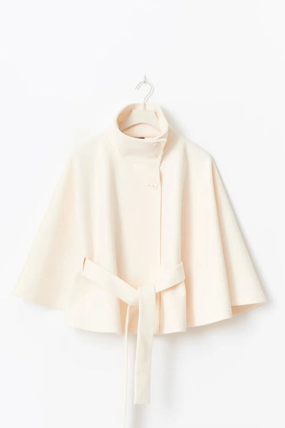 Sofia | Belted Cape Coat