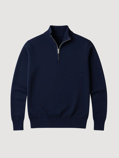 Men's Quarter-Zip Sweater Knit