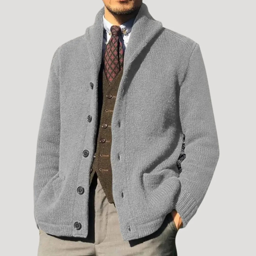 Men's Shawl Collar Cardigan Coatigan