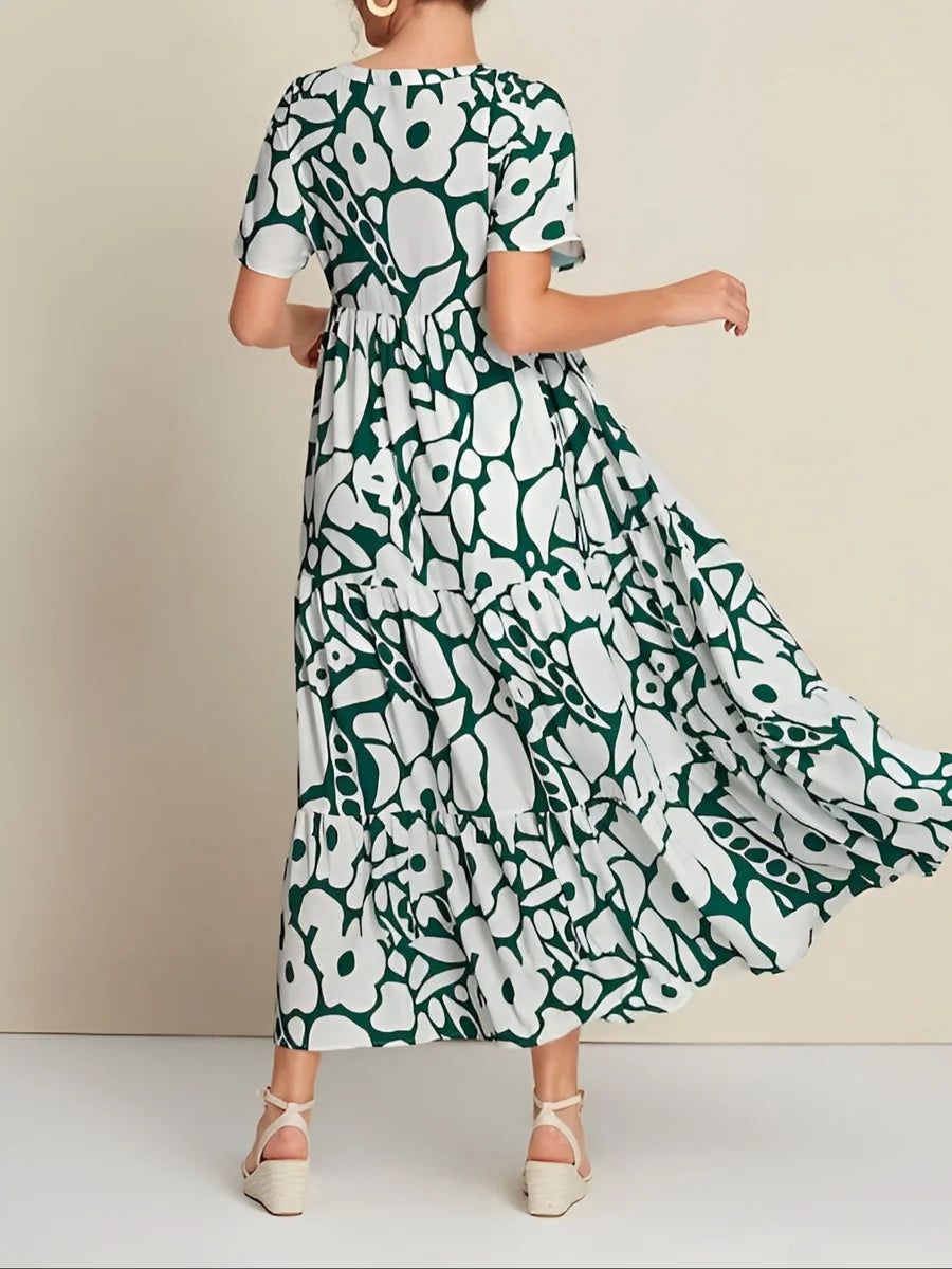 Floral Print Maxi Dress