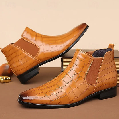 Men's Chelsea Boots – Light Brown Refined Ankle