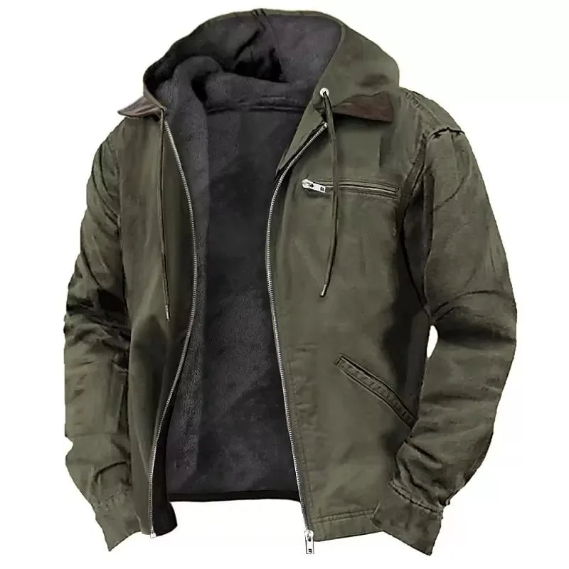 Men's Hooded Winter Workwear Jacket