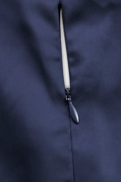 Shawl Collar Midi Wrap Dress