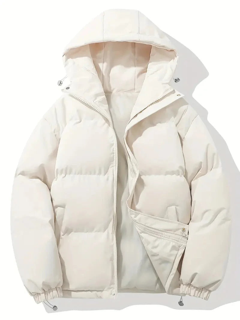 Men's Hooded Puffer Jacket Quilted