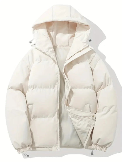 Men's Hooded Puffer Jacket Quilted