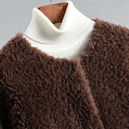Women's Faux Shearling Fur Coat