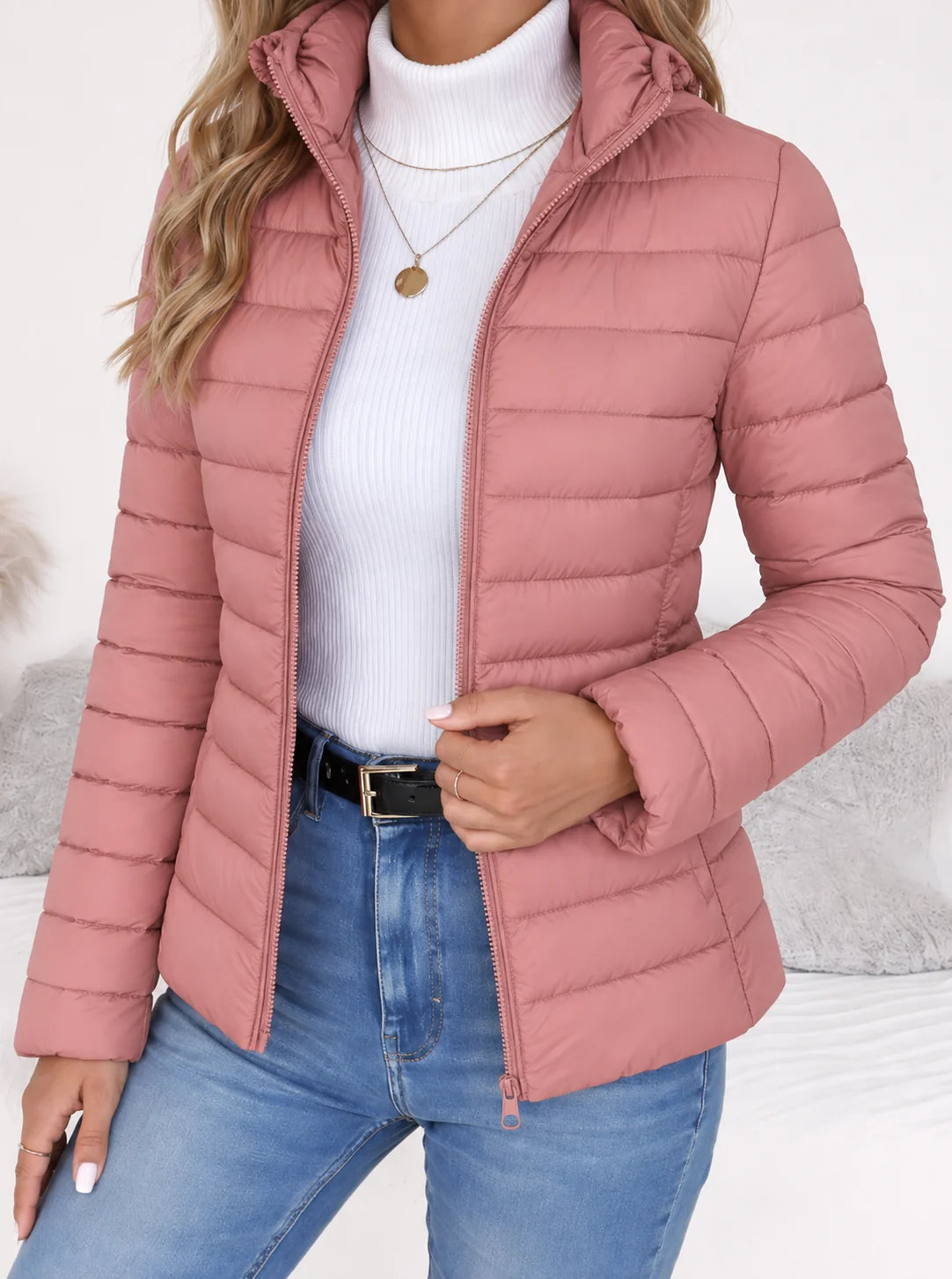 Frieda | Slim Fit Lightweight Puffer Jacket