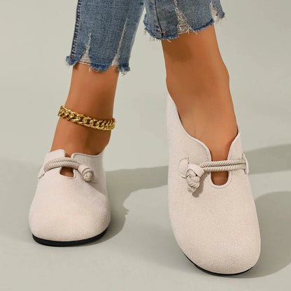Round Toe Mary Jane Loafers