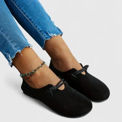 Round Toe Slip-On Flats