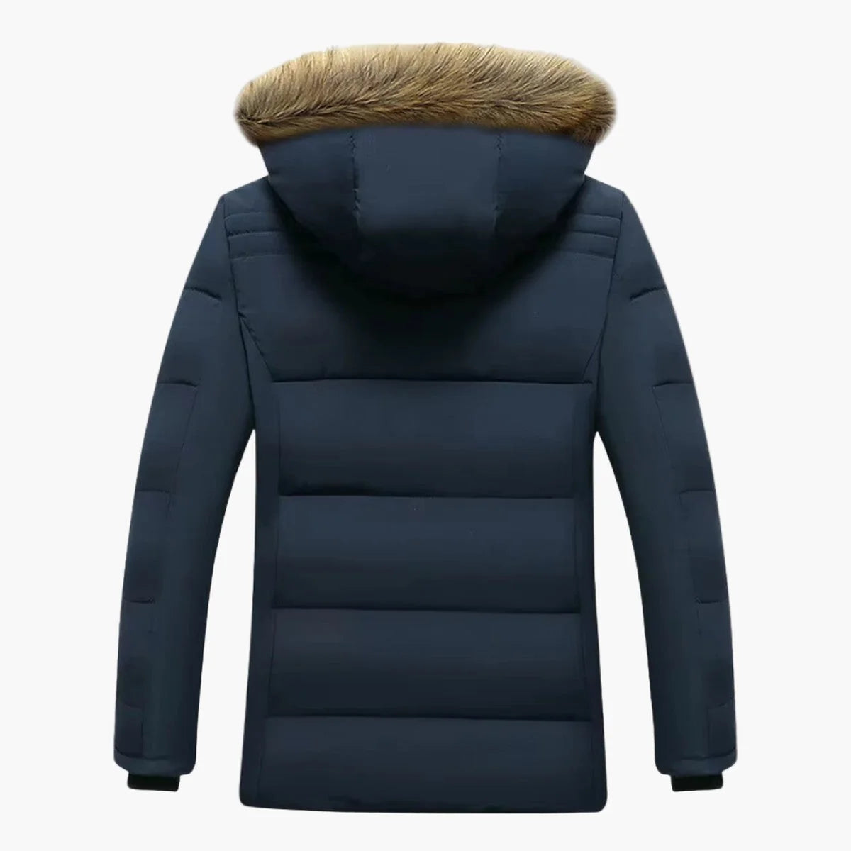 Men's Faux Fur Hooded Winter Parka