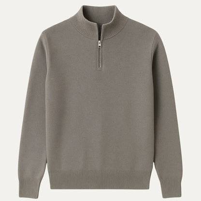 Men's Quarter-Zip Sweater Knit