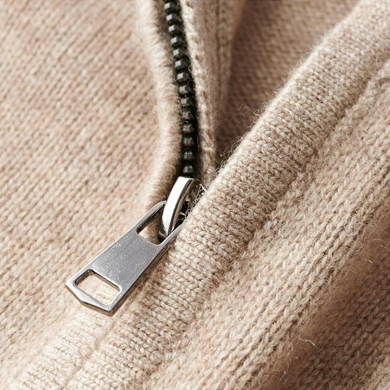 Men's Knit Half-Zip Pullover Sweater