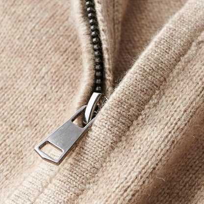 Men's Knit Half-Zip Pullover Sweater
