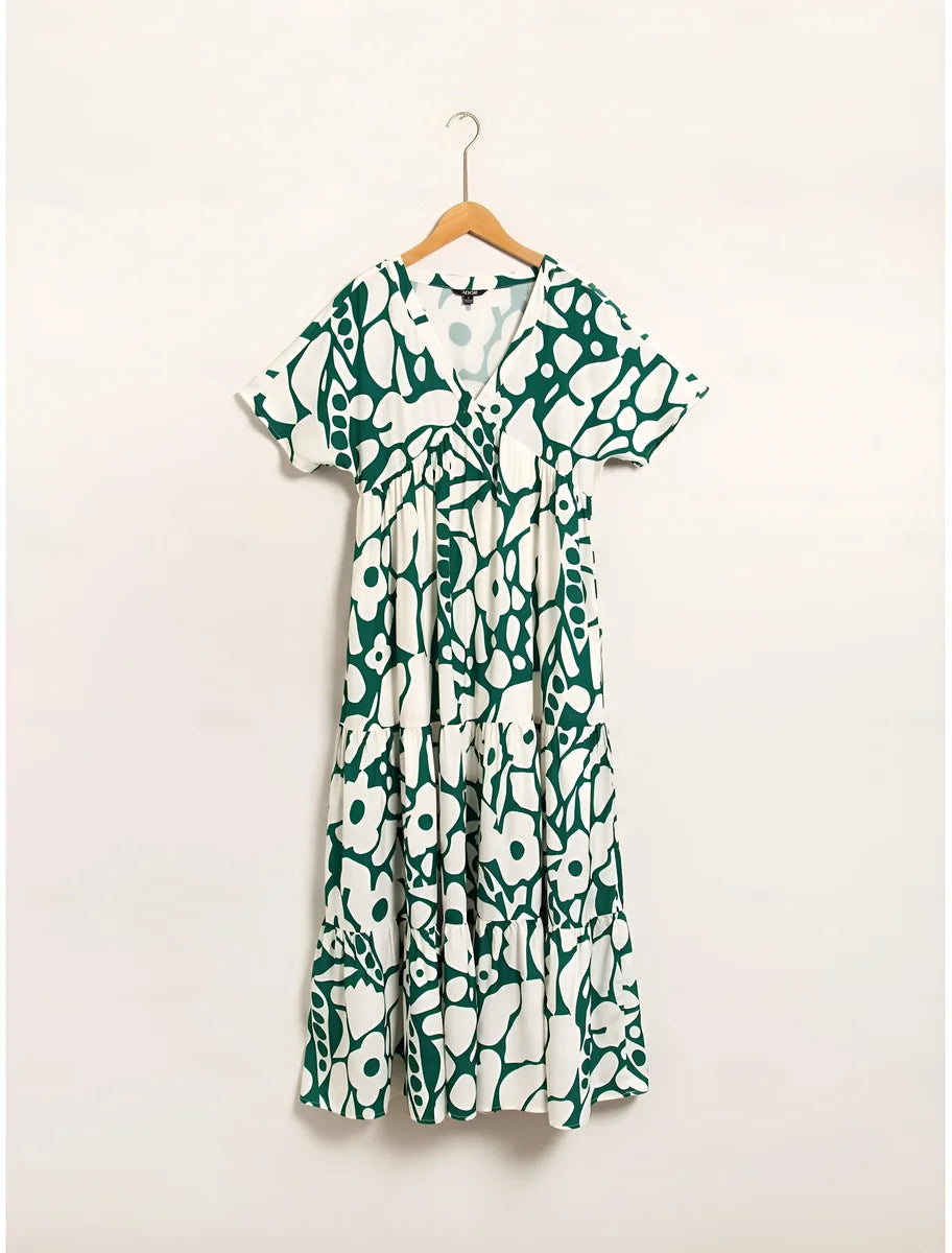 Floral Print Maxi Dress