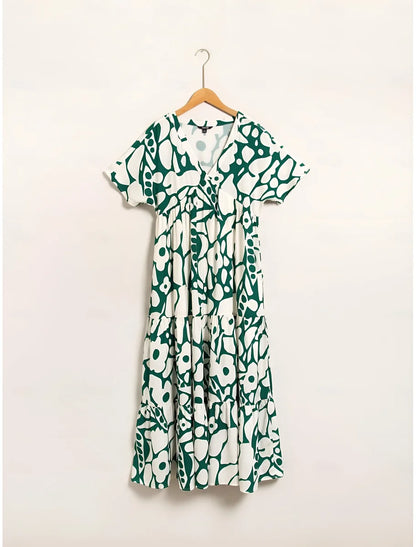 Floral Print Maxi Dress