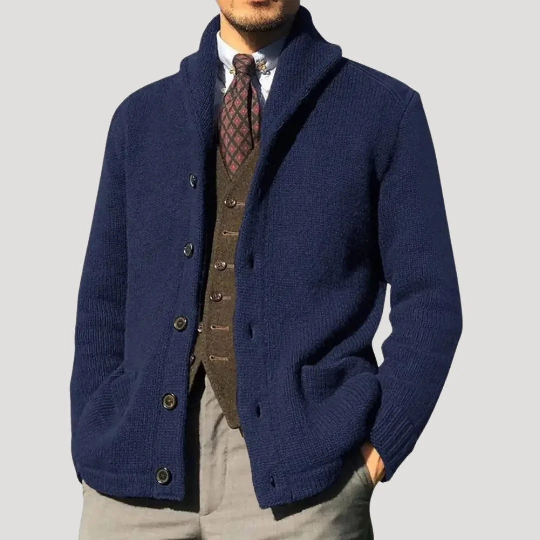 Men's Shawl Collar Cardigan Coatigan