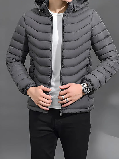 Men's Hooded Winter Puffer Jacket