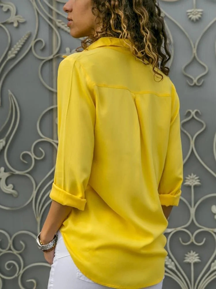 Classic Long Sleeve Button-Down Shirt