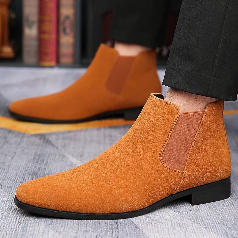 Men's Chelsea Boots – Red Brown Classic Ankle