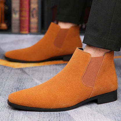 Men's Chelsea Boots – Red Brown Classic Ankle